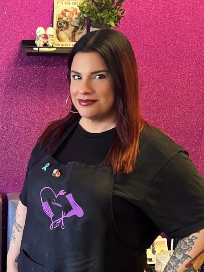 Jamie Naus, owner and stylist at Bella Vita Salon in Niagara Falls NY